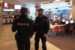 Na bezpečnost v obchodním středisku Central Kladno dohlíží policisté