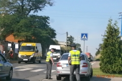 Dopravní akce v Kladně se zúčastnili také policejní nováčci (foto: PČR)