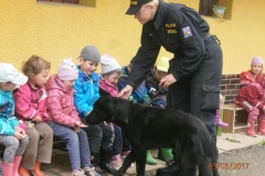 Policisté navštívili děti z mateřských škol na Kladensku